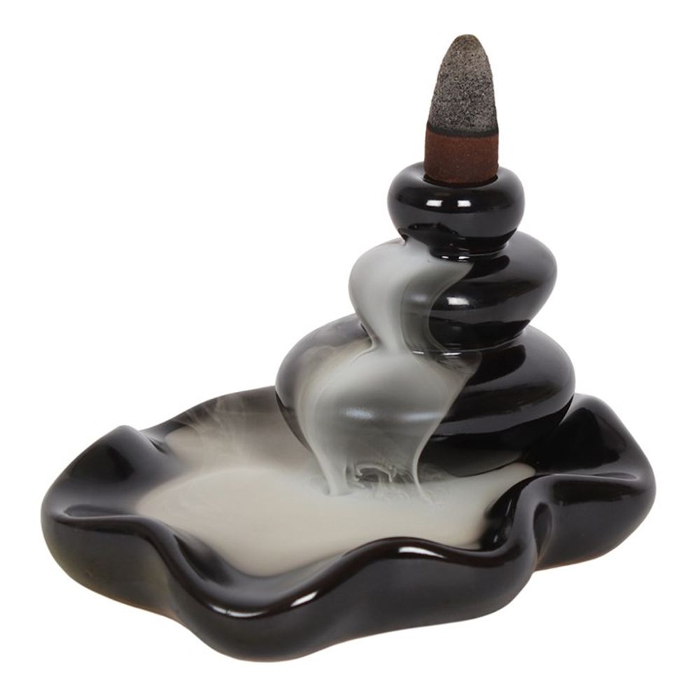 Large Pebbles Backflow Incense Burner N/A