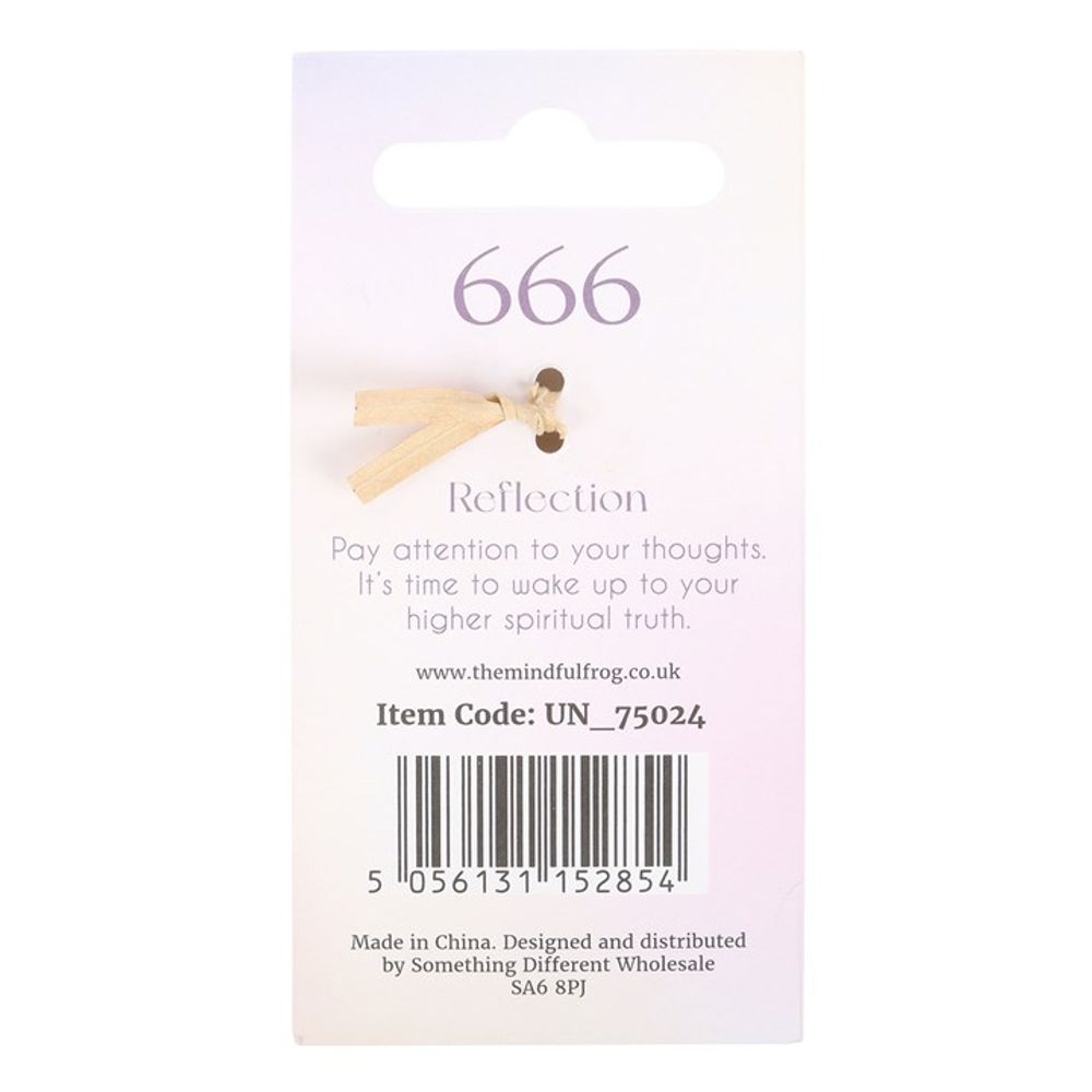 666 Angel Number Keyring N/A