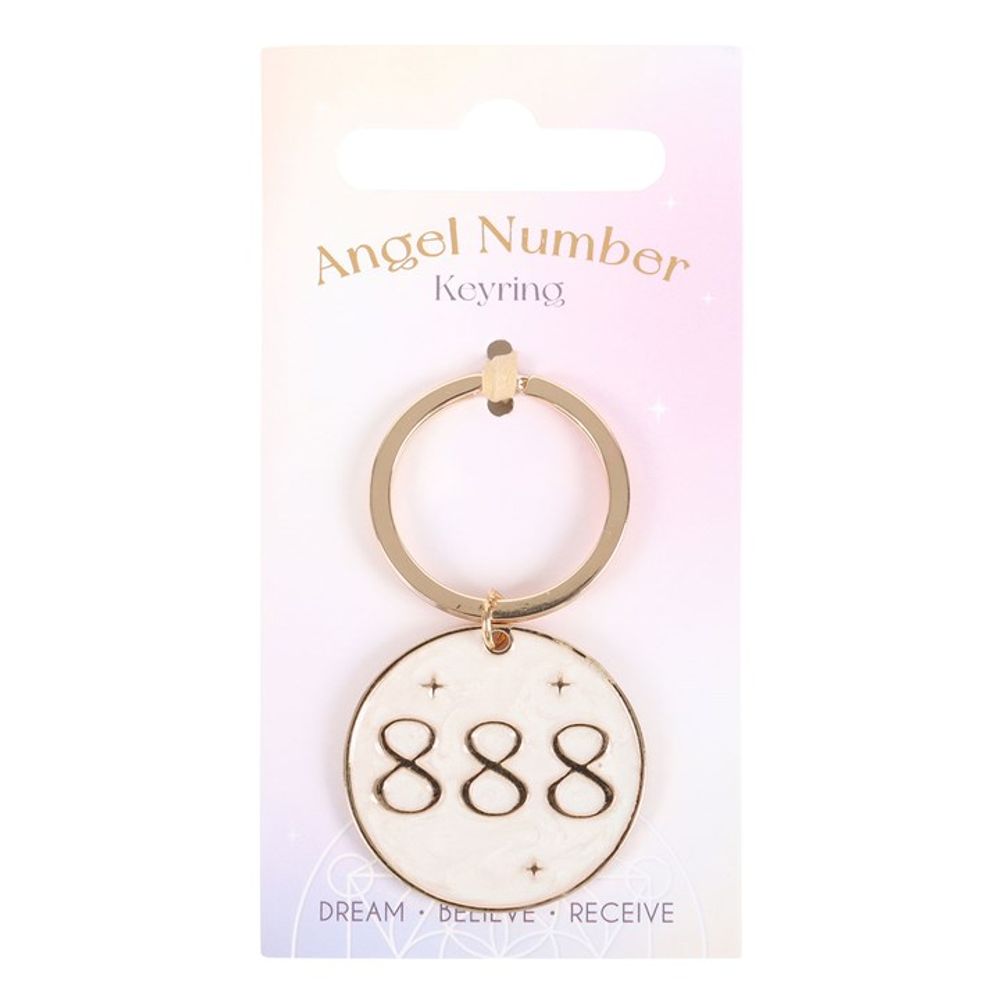 888 Angel Number Keyring N/A