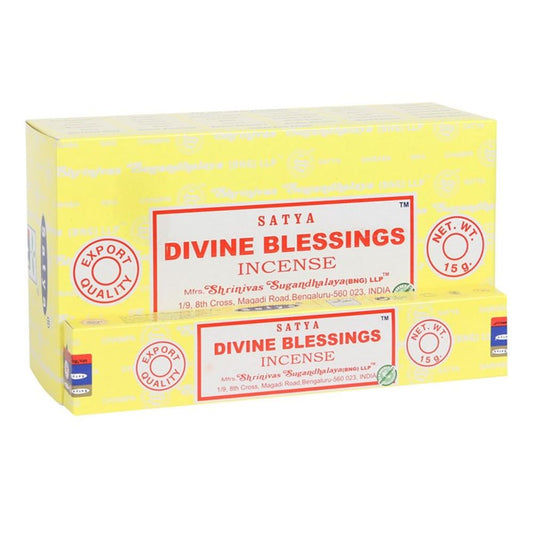 12 Packs Divine Blessings Incense Sticks by Satya N/A