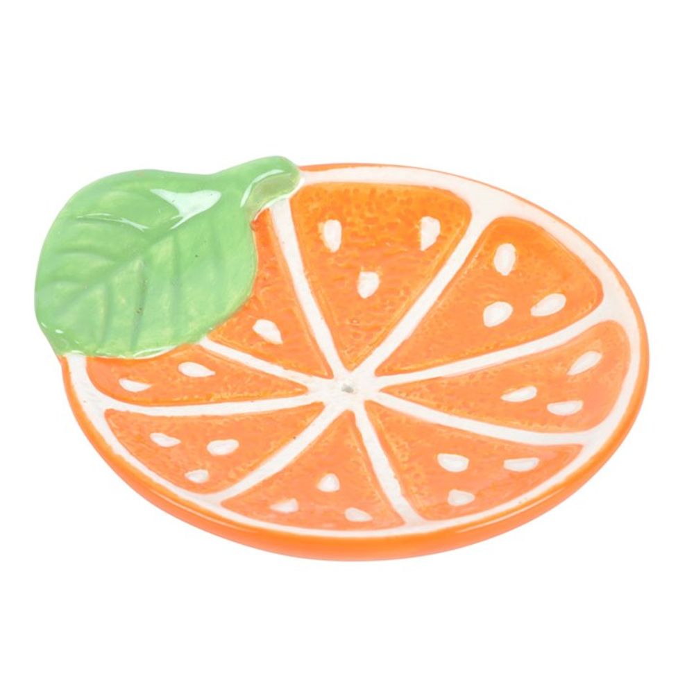 Orange Slice Incense Stick Holder N/A