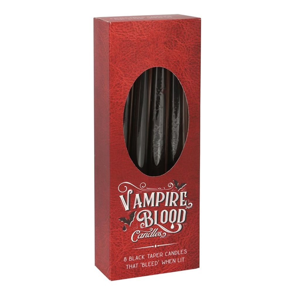 Set of 8 Vampire Blood Taper Candles N/A