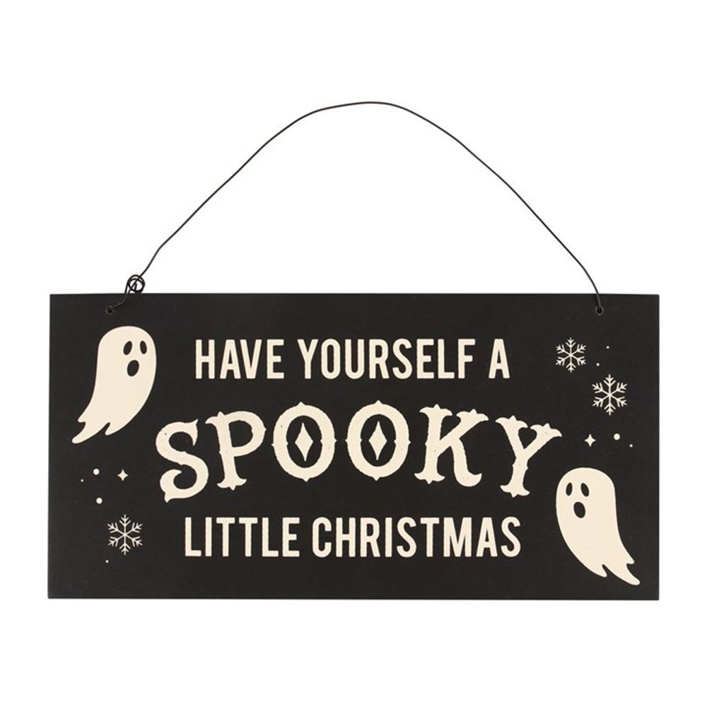 Spooky Little Christmas Hanging Sign N/A