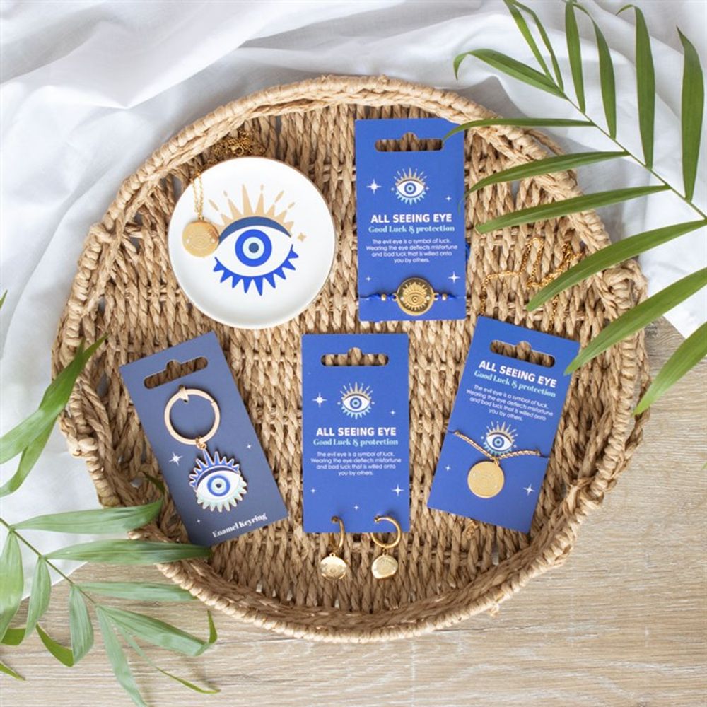 All Seeing Eye Necklace & Dish Gift Set N/A