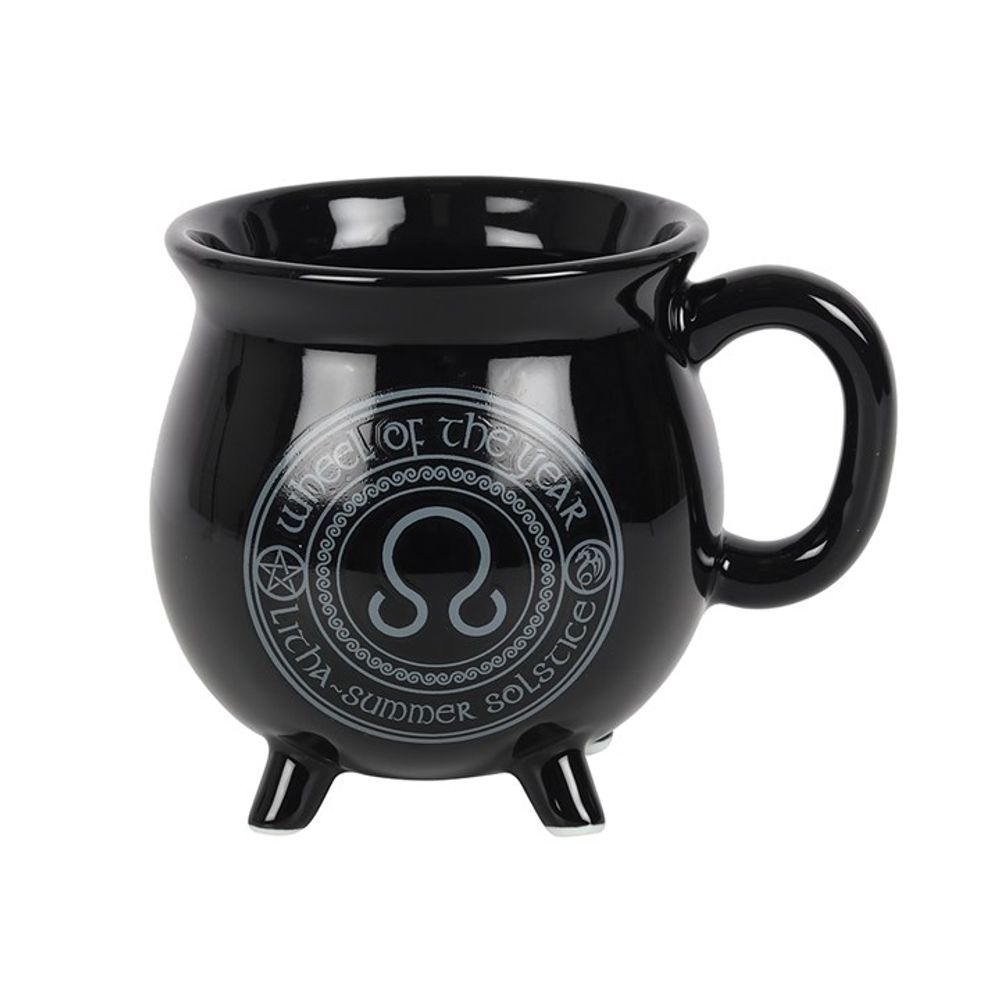 Litha Colour Changing Cauldron Mug by Anne Stokes N/A