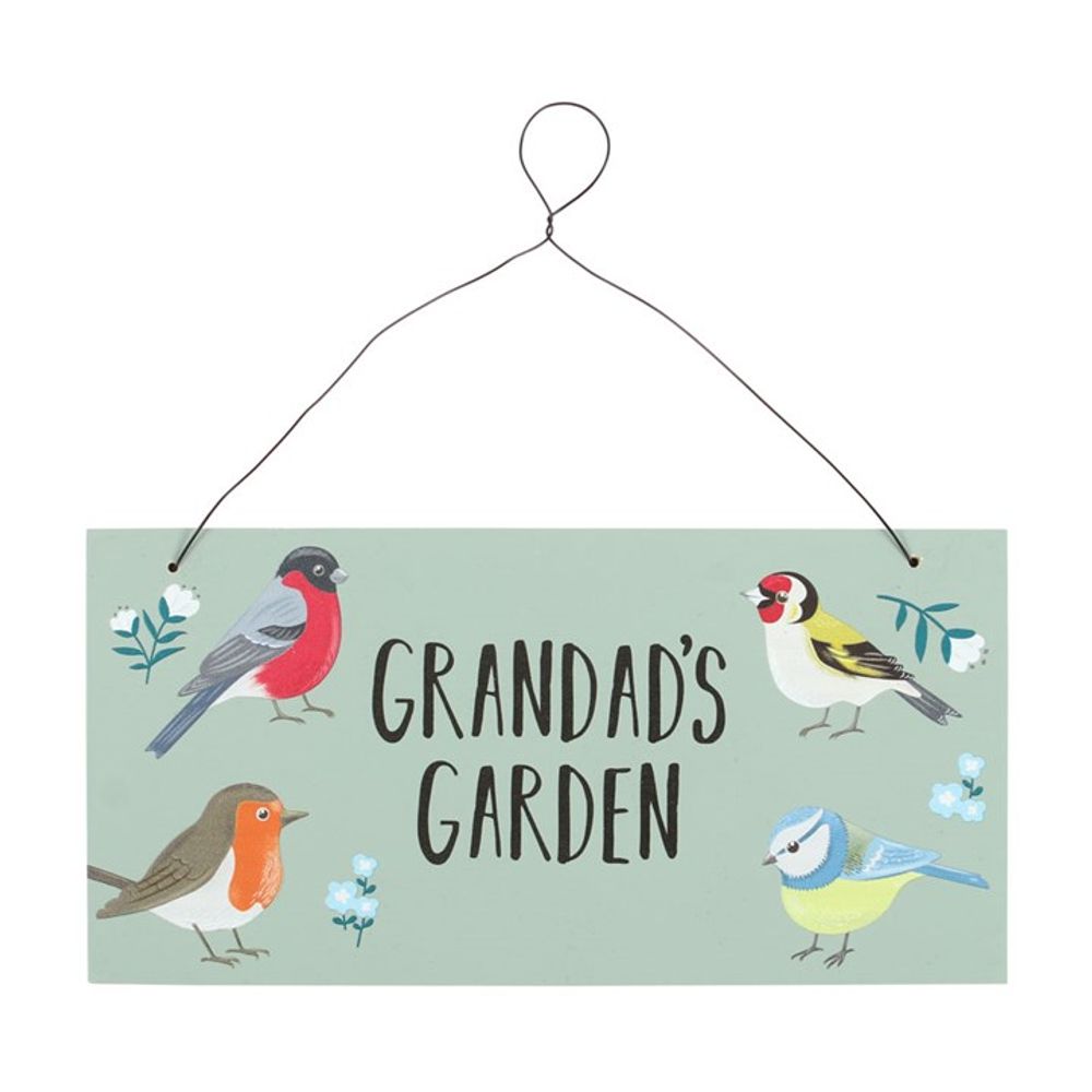 Grandad's Garden British Garden Birds Sign N/A