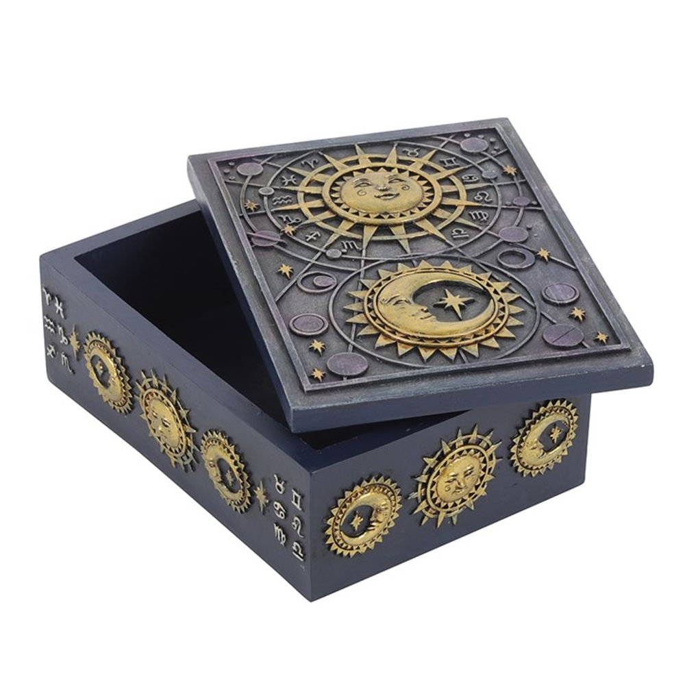 Sun and Moon Resin Storage Box N/A