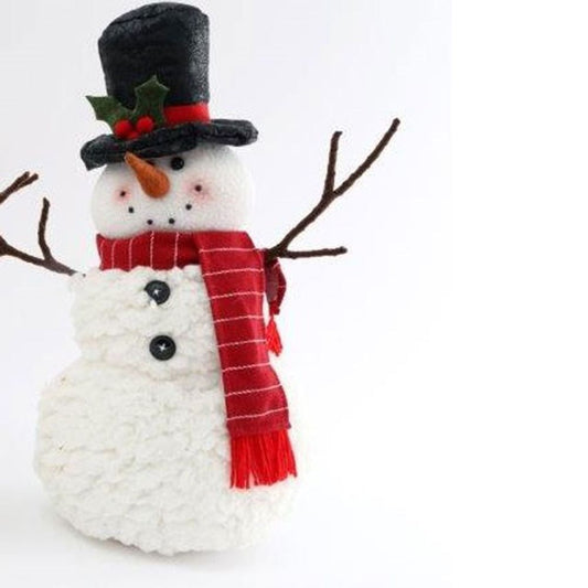 38cm Standing Snowman Decoration N/A