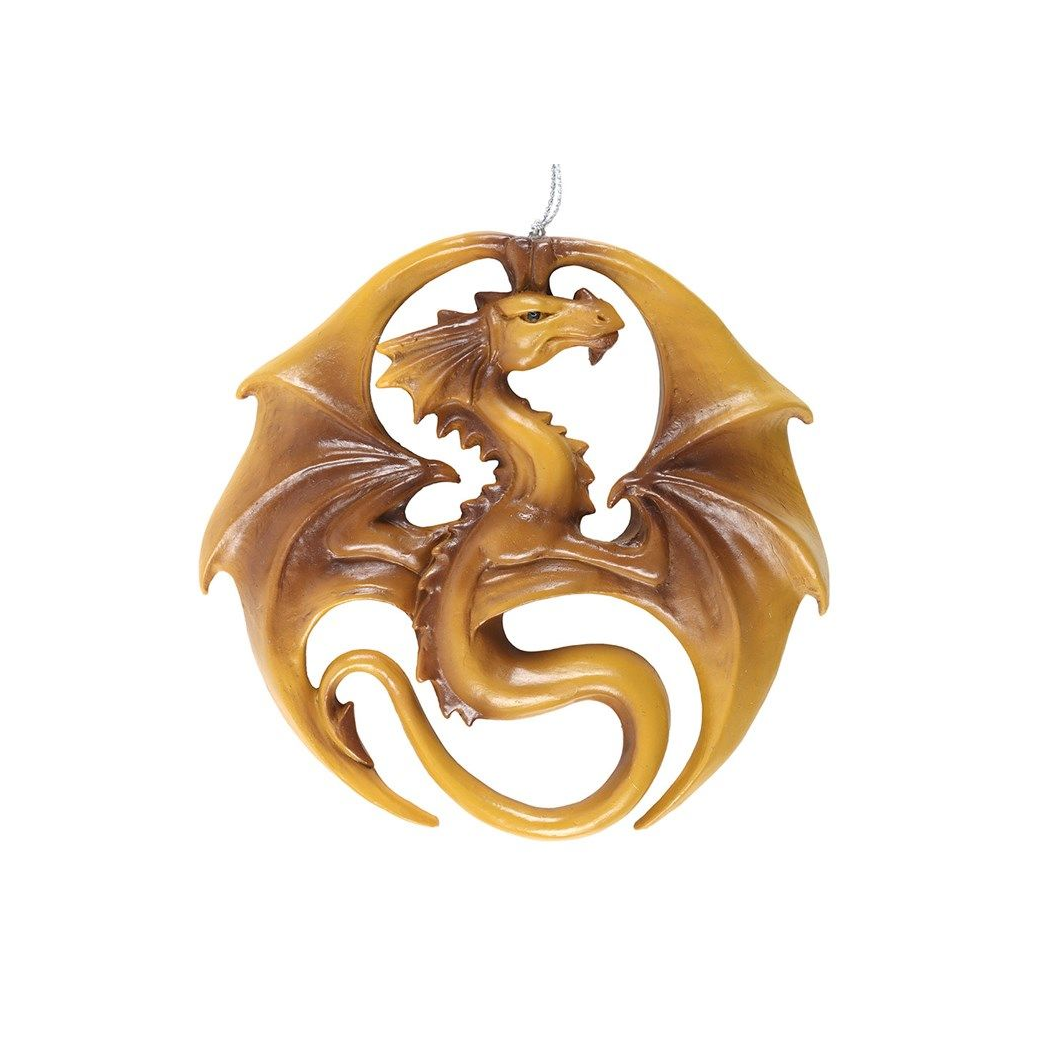 Dragon Medal Hanging Ornament by Anne Stokes N/A