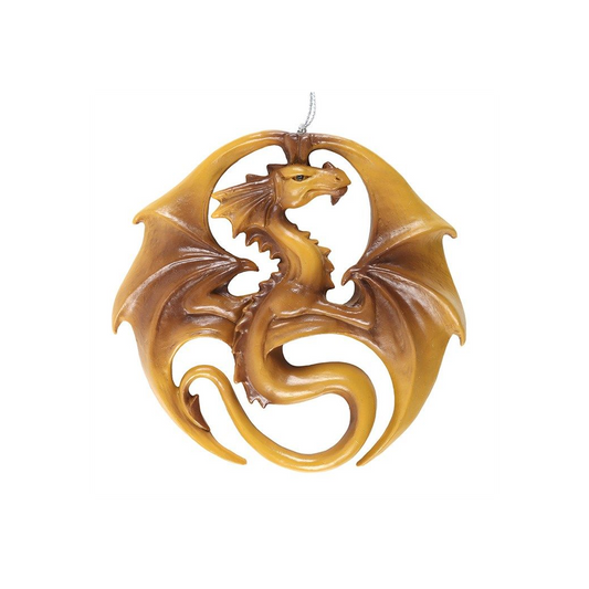 Dragon Medal Hanging Ornament by Anne Stokes N/A