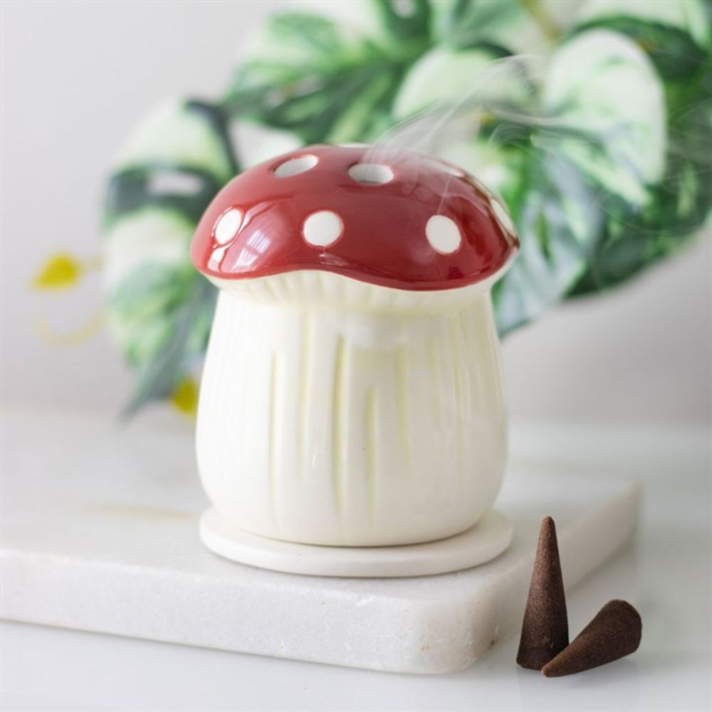 Mushroom Incense Cone Holder N/A