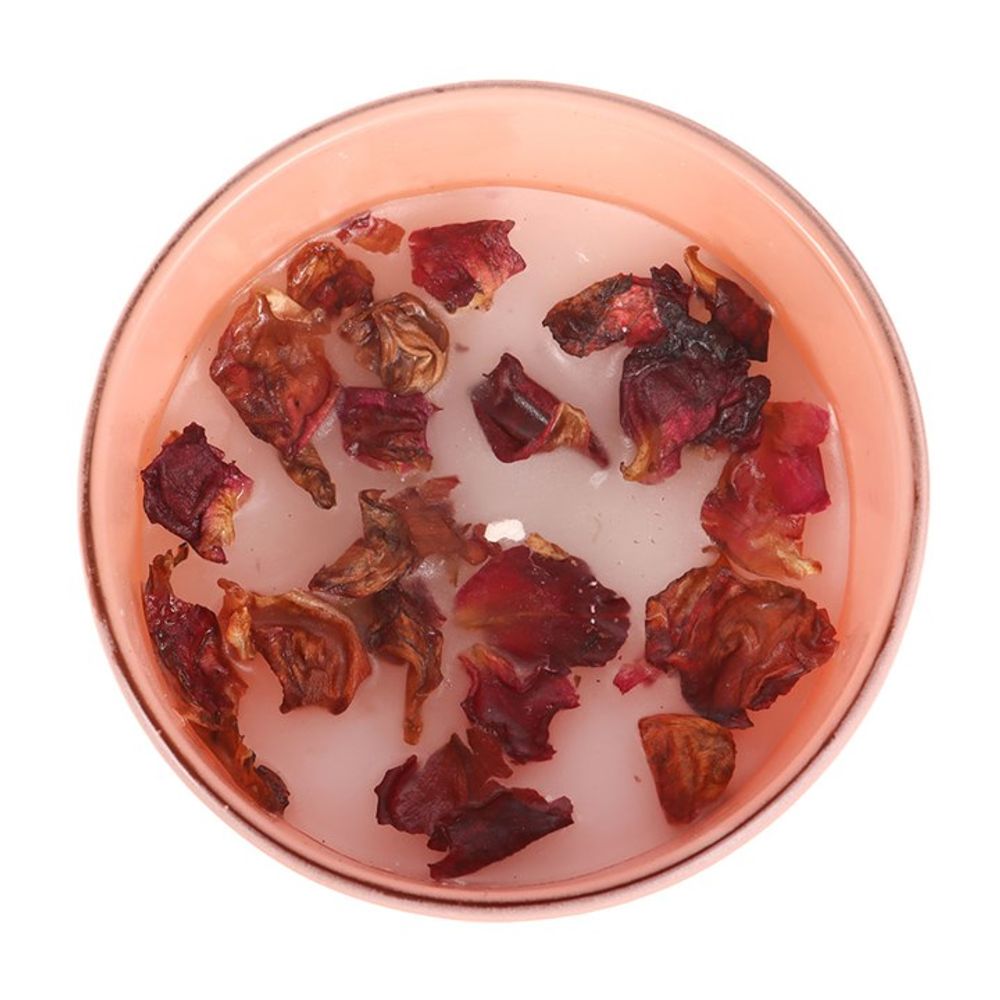 Wildflower Candle with Rose Petals N/A