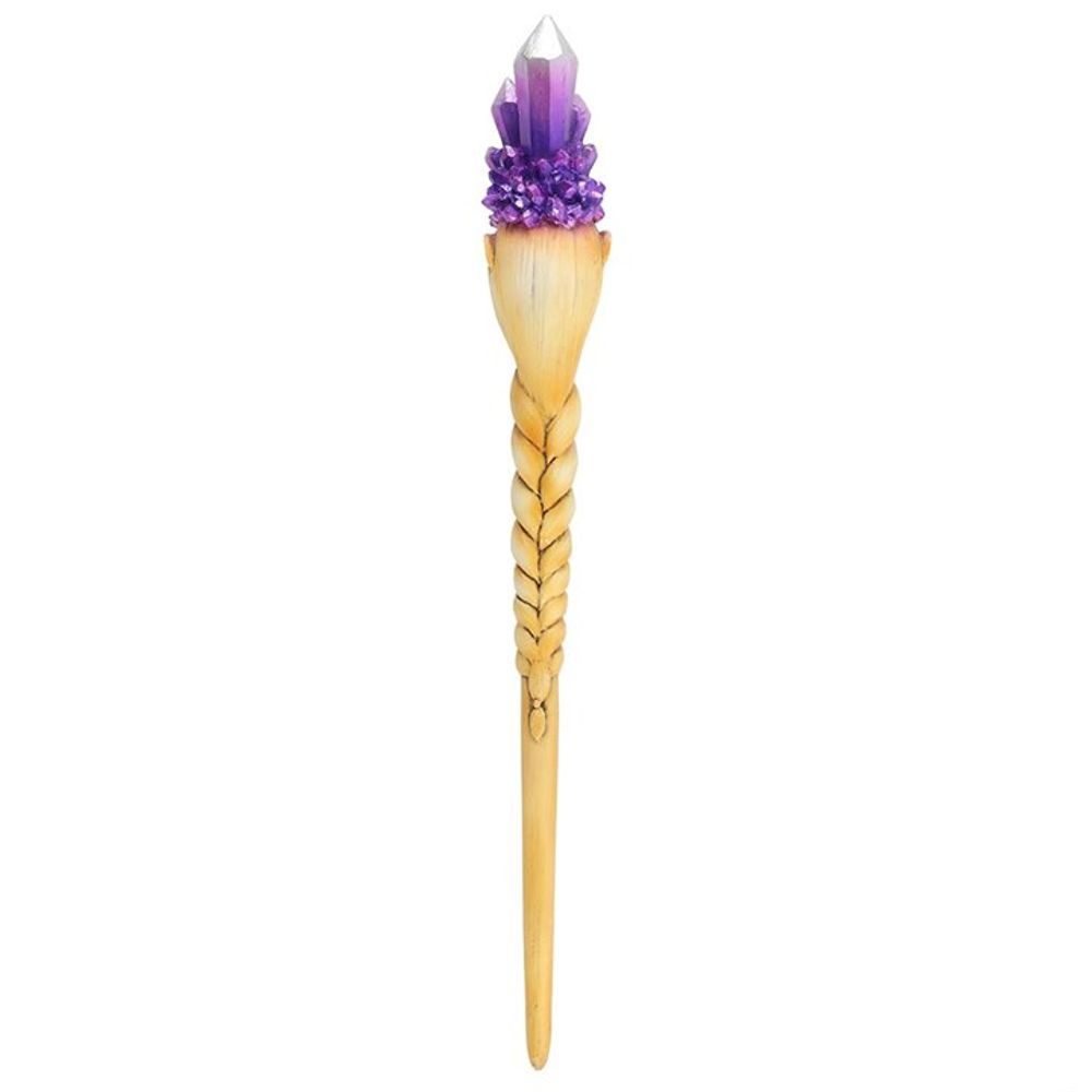 Purple Crystal Goddess Wand N/A