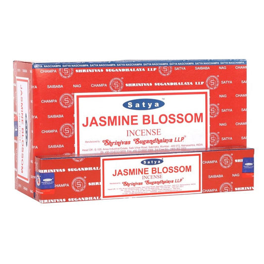 12 Packs of Jasmine Blossom Incense Sticks by Satya N/A