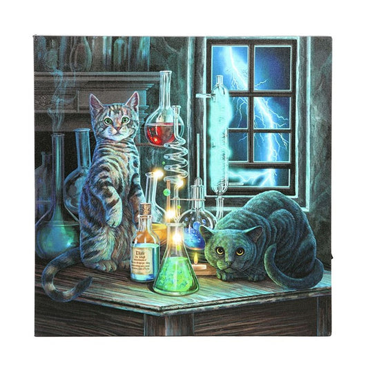 Jekyll and Hyde Light Up LED Canvas Plaque by Lisa Parker N/A