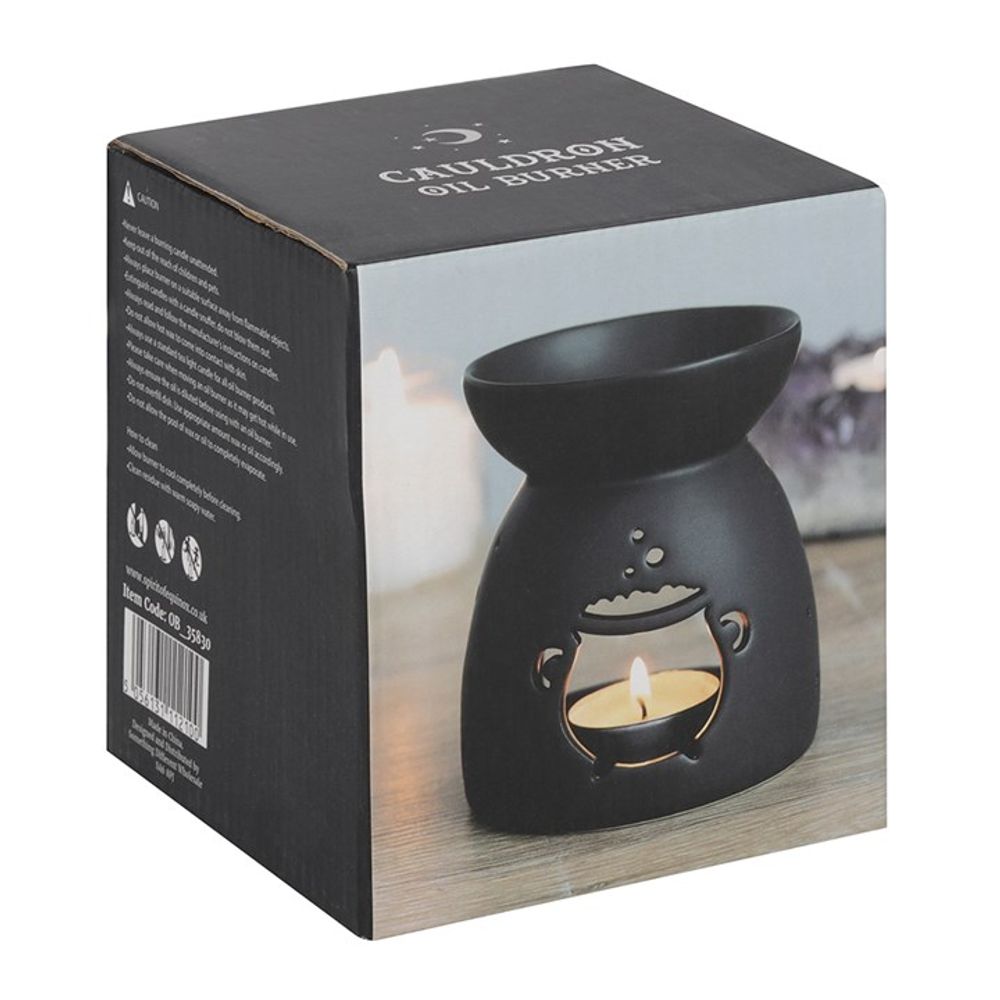 Black Cauldron Cut Out Oil Burner N/A