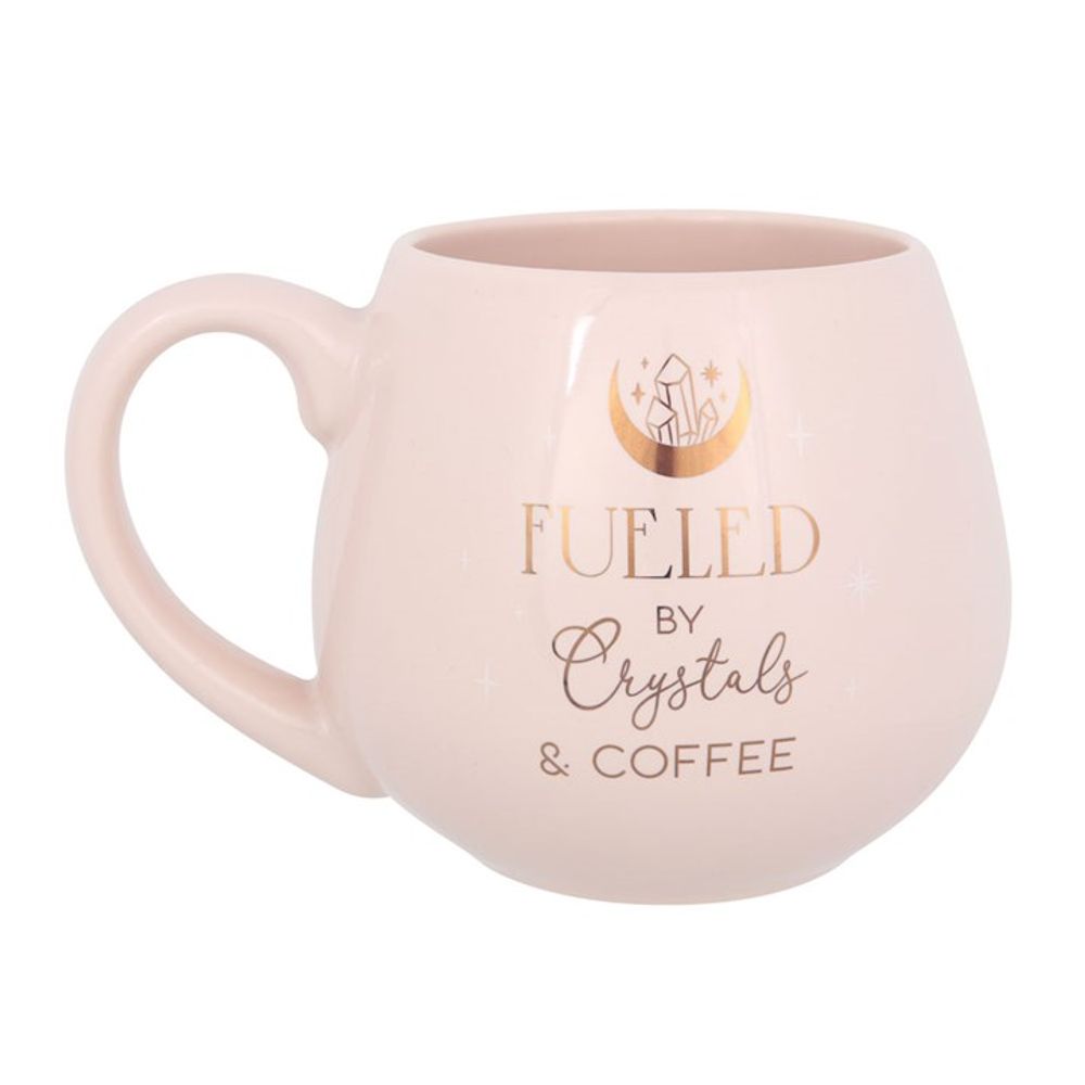 Crystals and Coffee Rounded Mug N/A