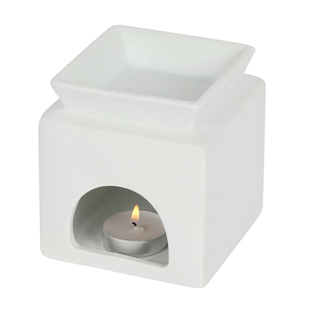 White Family Cut Out Oil Burner N/A