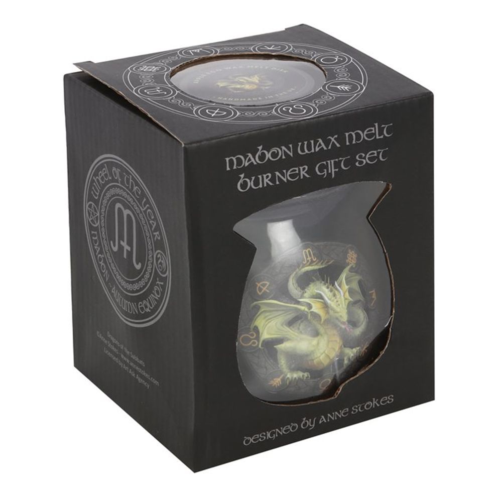 Mabon Wax Melt Burner Gift Set by Anne Stokes N/A