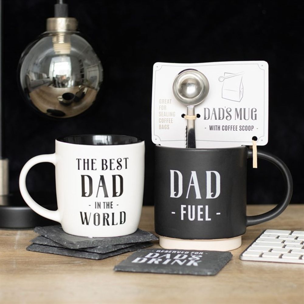 Dad Fuel Mug and Coffee Scoop Clip N/A