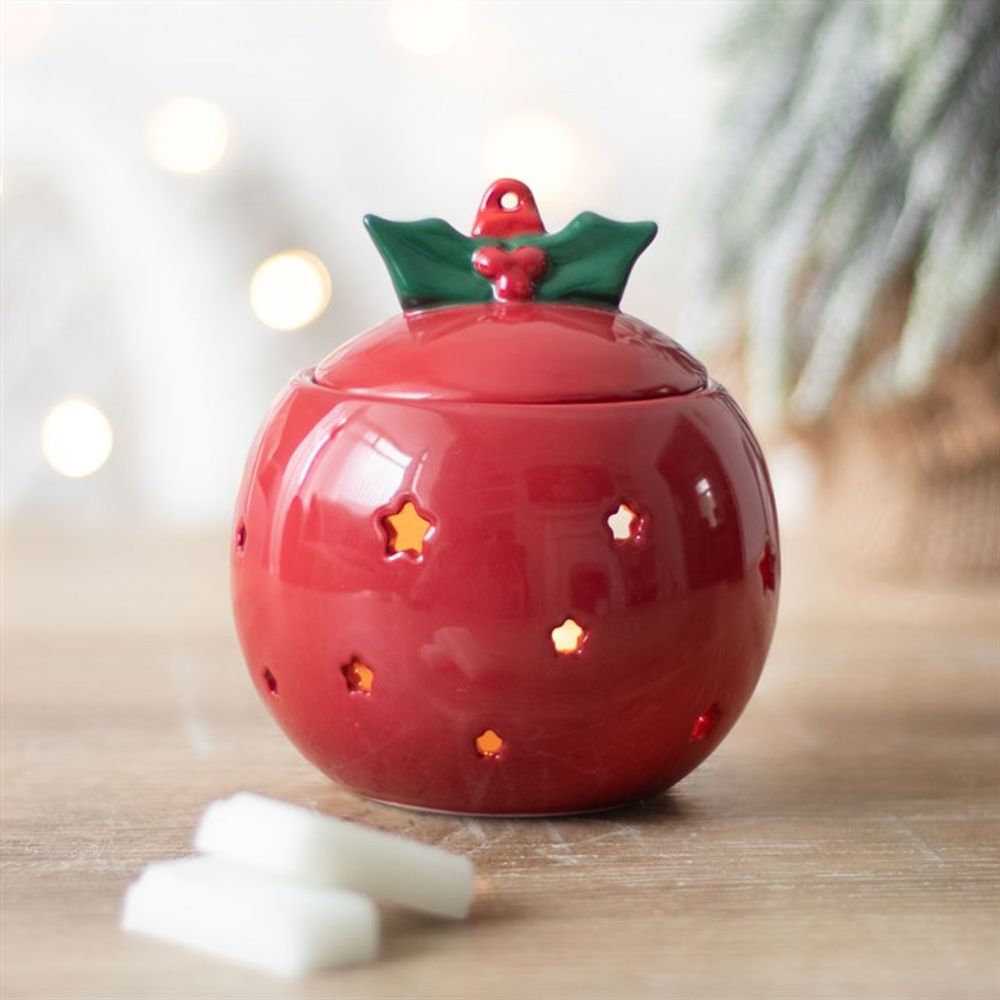 Red Bauble Oil Burner N/A