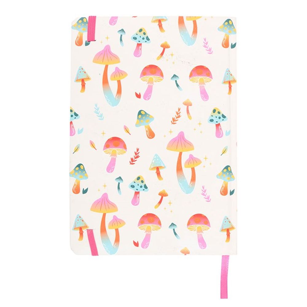 Funky Fungi Mushroom Print A5 Notebook N/A