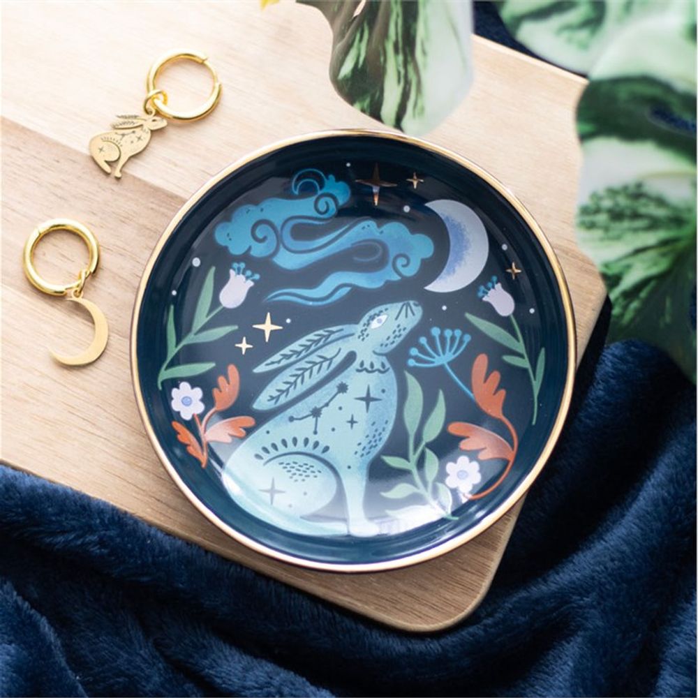 Midnight Hare Trinket Dish N/A