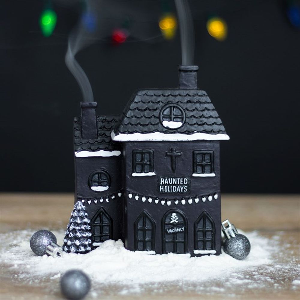 Haunted Holiday House Incense Cone Burner N/A