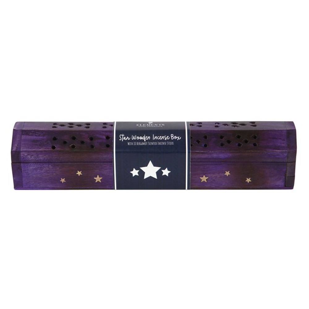 Star Wooden Bergamot Incense Box Set N/A