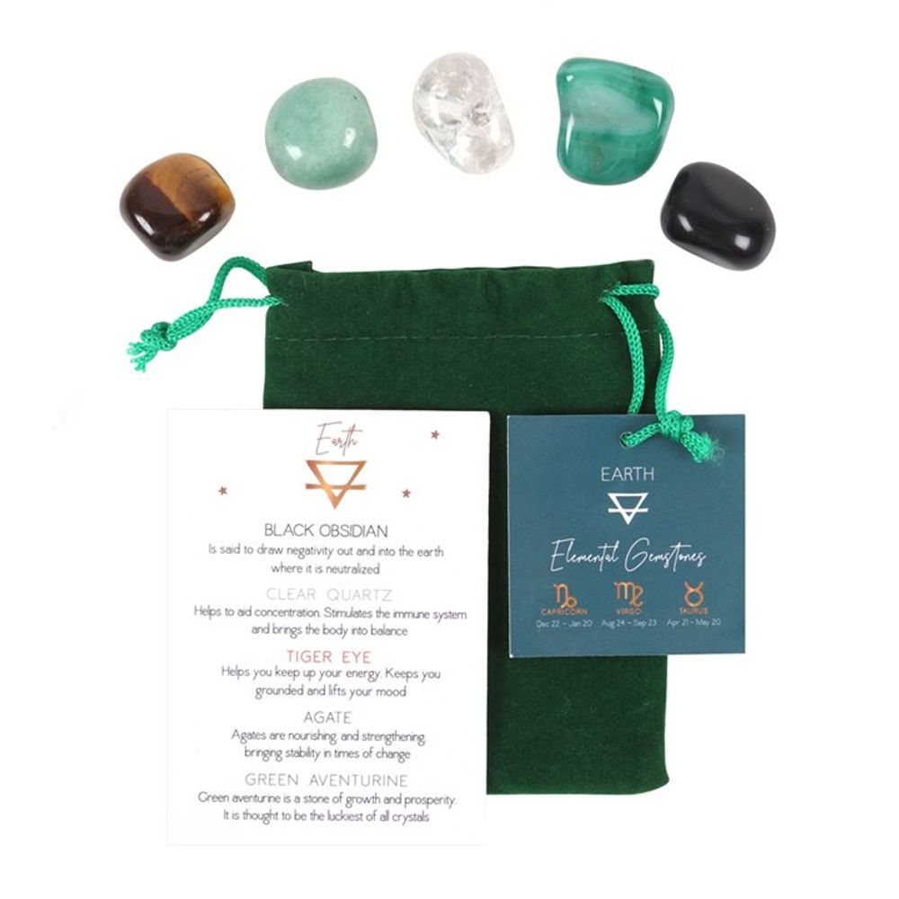 Earth Element Tumble Gemstone Set N/A