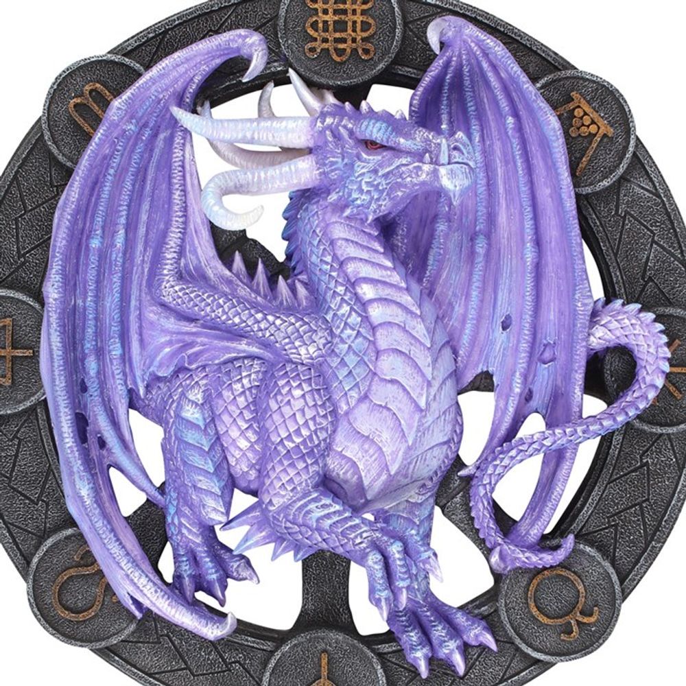 Samhain Dragon Resin Wall Plaque by Anne Stokes N/A