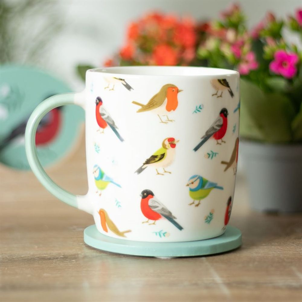 British Garden Birds Ceramic Mug N/A