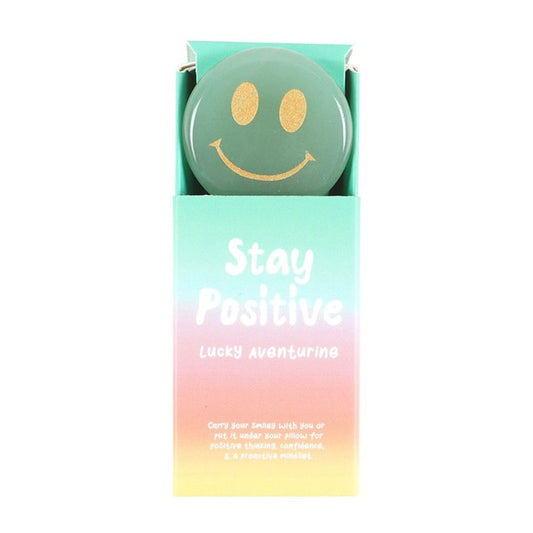 Stay Positive Aventurine Happy Face Crystal N/A