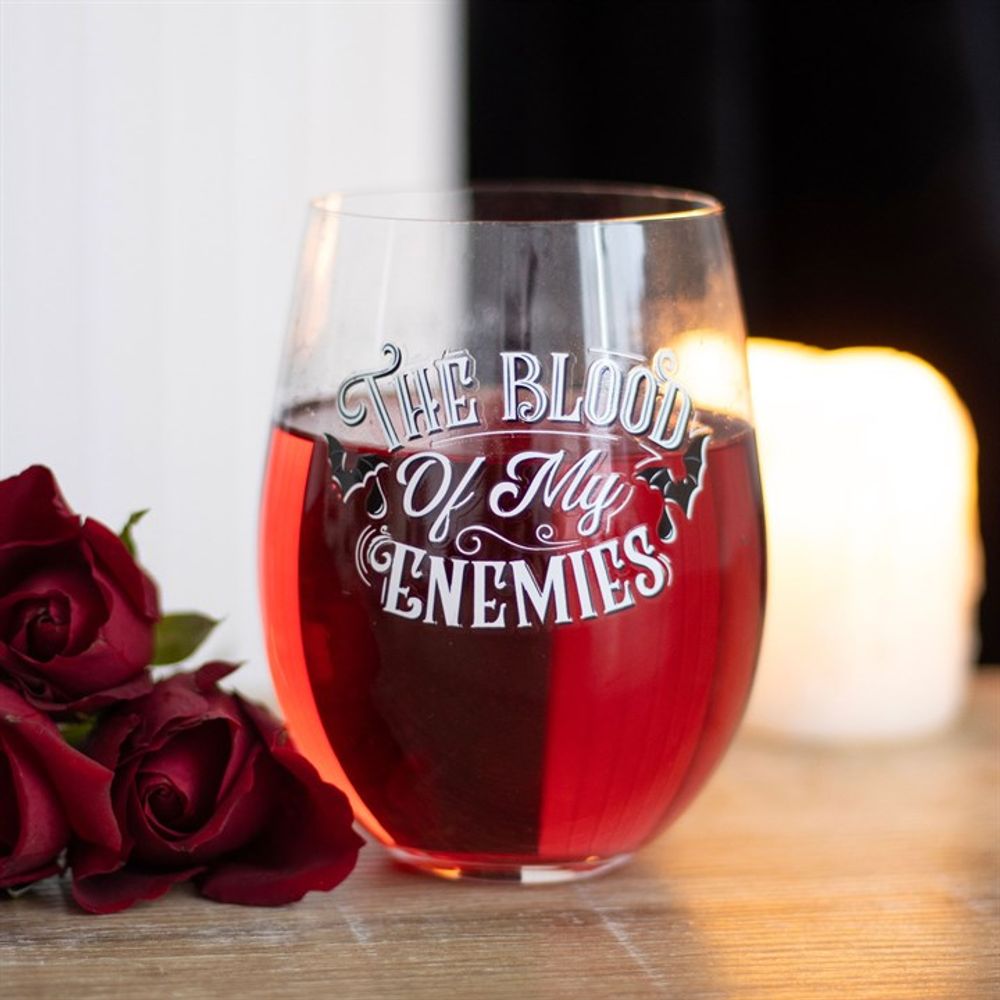 Blood Of My Enemies Stemless Wine Glass N/A