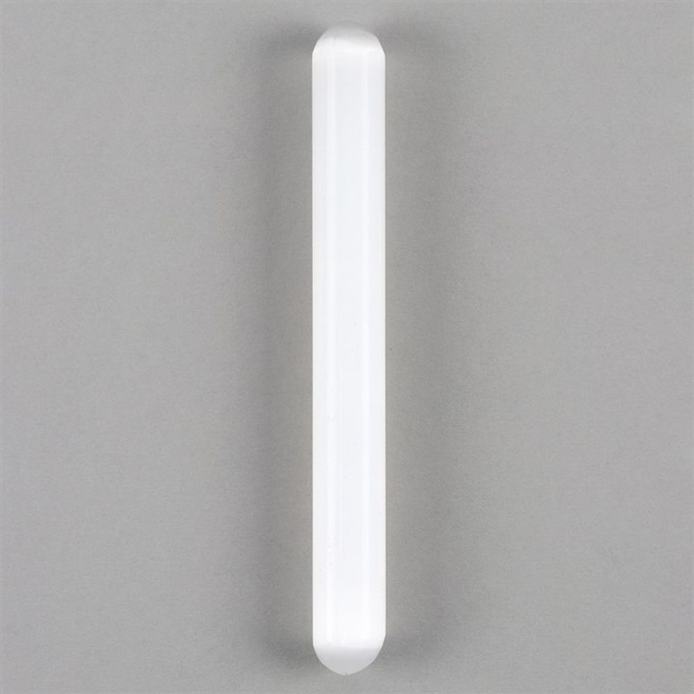 Large Round Selenite Baton Wand N/A