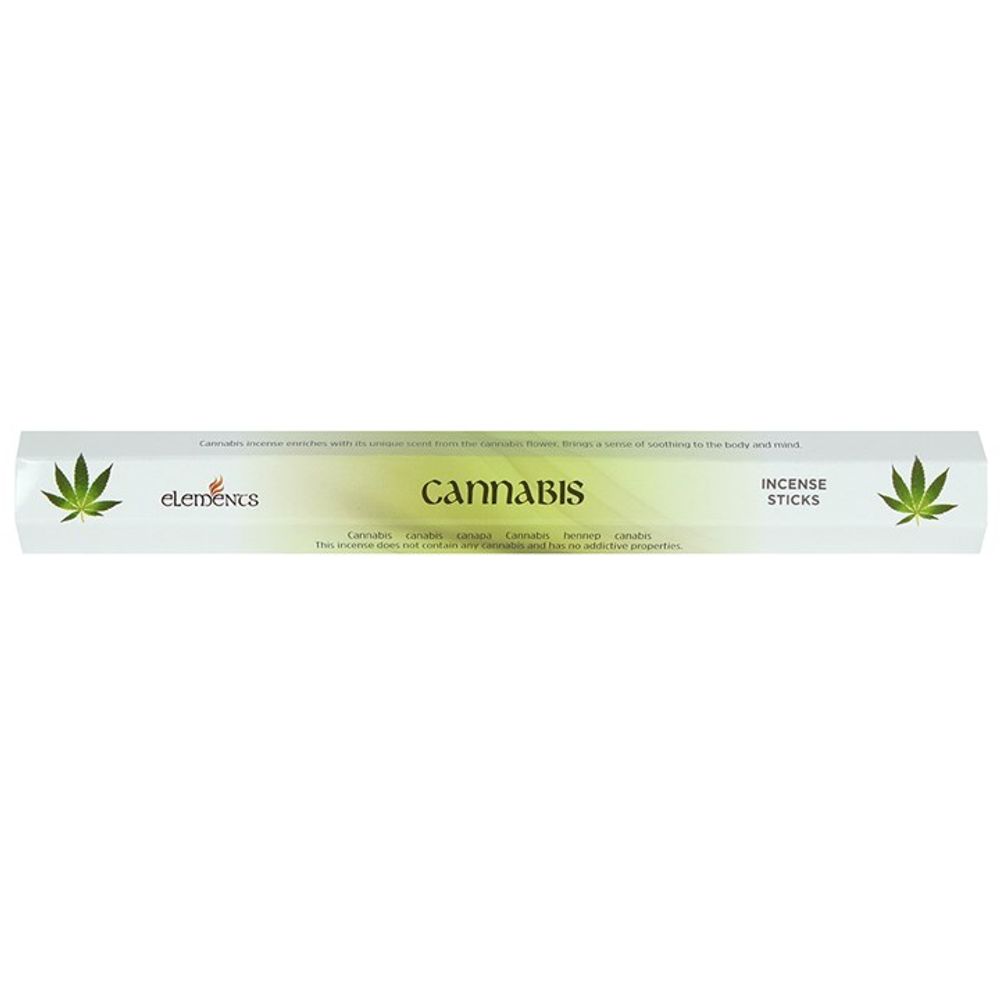 Set of 6 Packets of Elements Cannabis Incense Sticks N/A