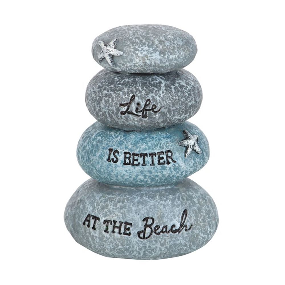 Life is Better at the Beach Resin Stone Ornament N/A