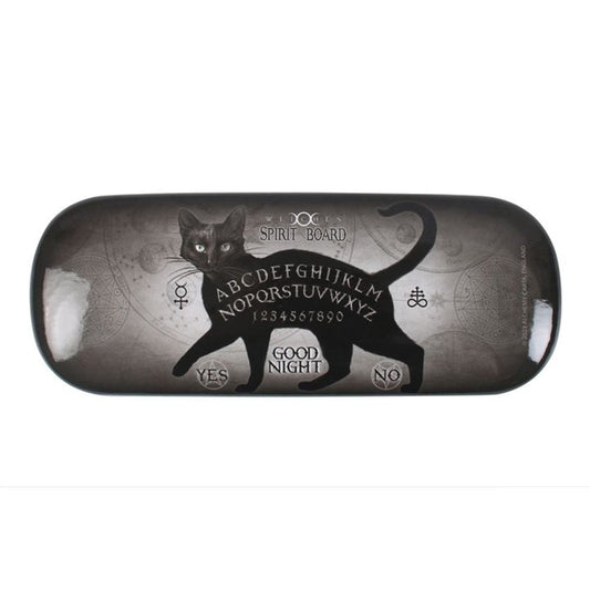 Black Cat Spirit Board Glasses Case by Alchemy N/A