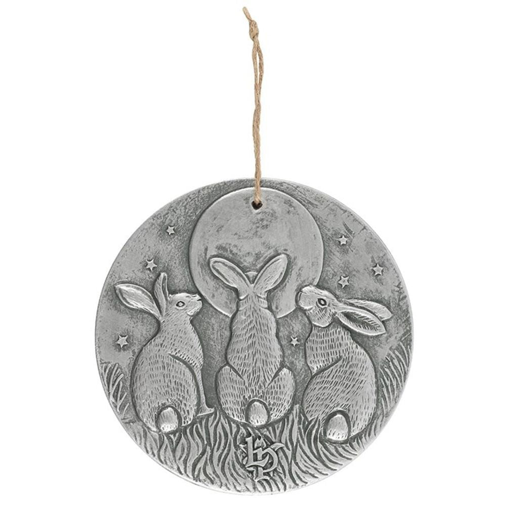 Silver Effect Moon Shadows Plaque by Lisa Parker N/A