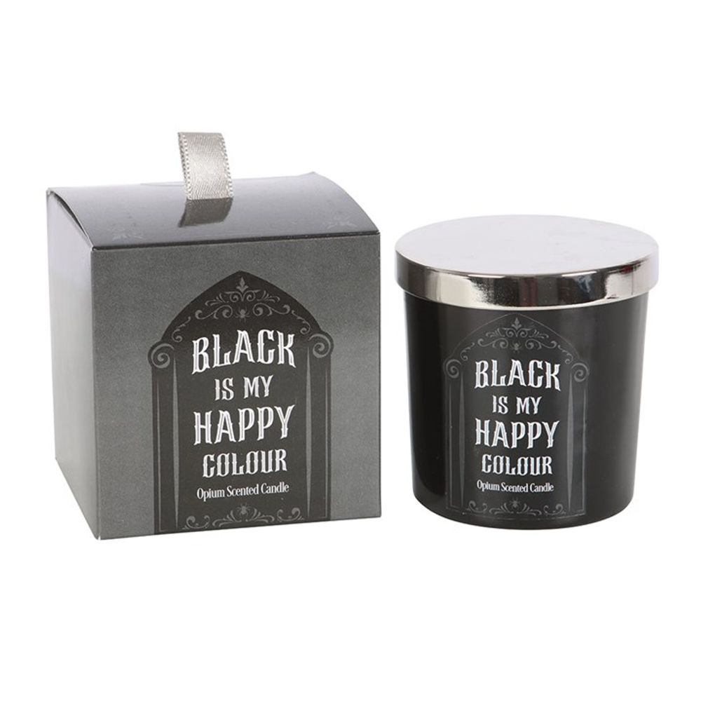 Black is My Happy Colour Opium Candle N/A