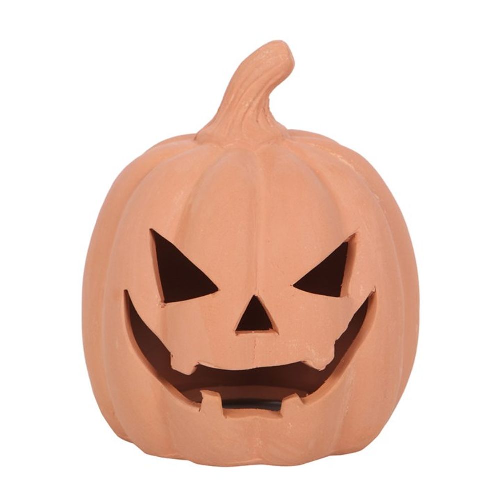 12.5cm Terracotta Pumpkin Ornament N/A