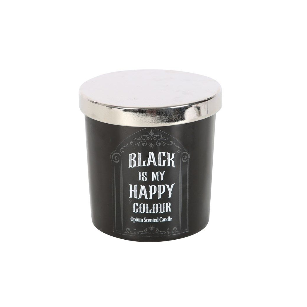 Black is My Happy Colour Opium Candle N/A