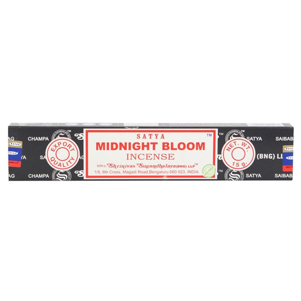 12 Packs of Midnight Bloom Incense Sticks by Satya N/A