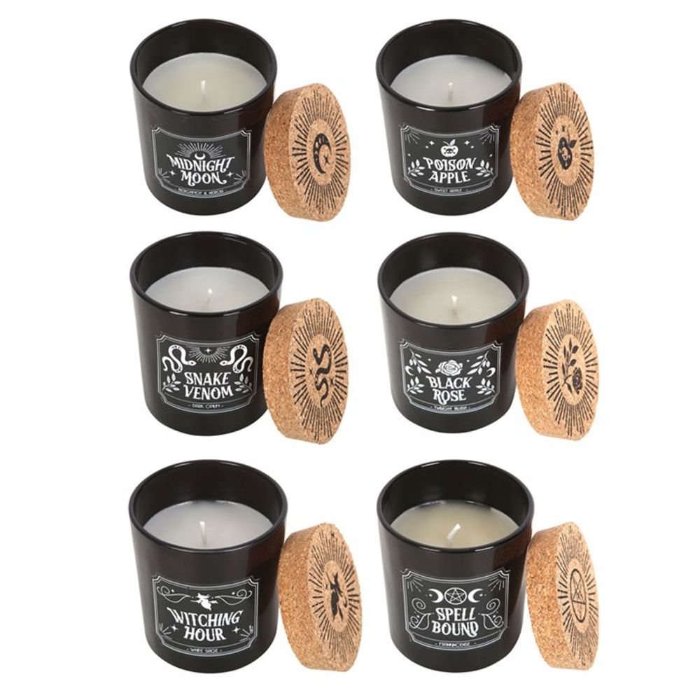 Set of 6 Midnight Ritual Candles N/A