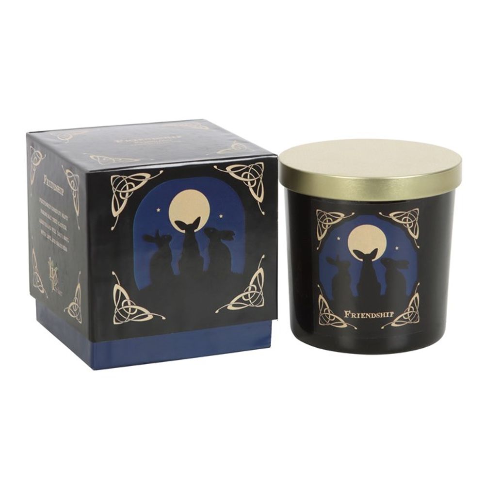 'Moon Gazing Hares' Friendship Candle by Lisa Parker N/A