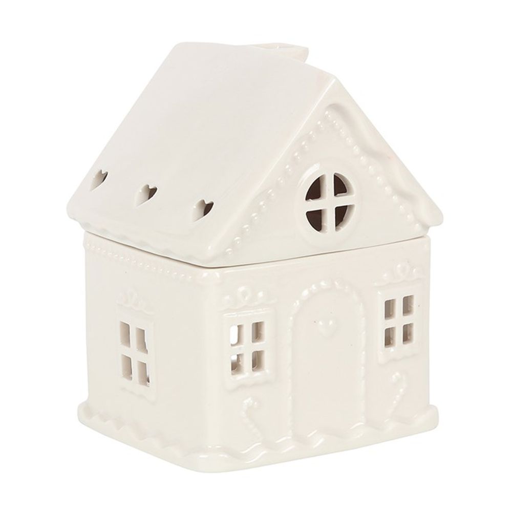 White Gingerbread House Oil Burner N/A