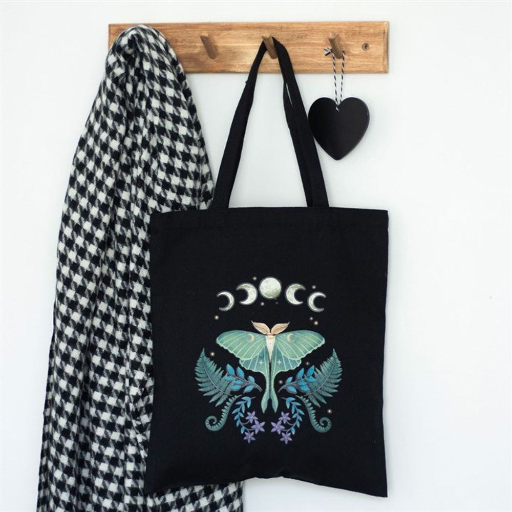 Luna Moth Polycotton Tote Bag N/A