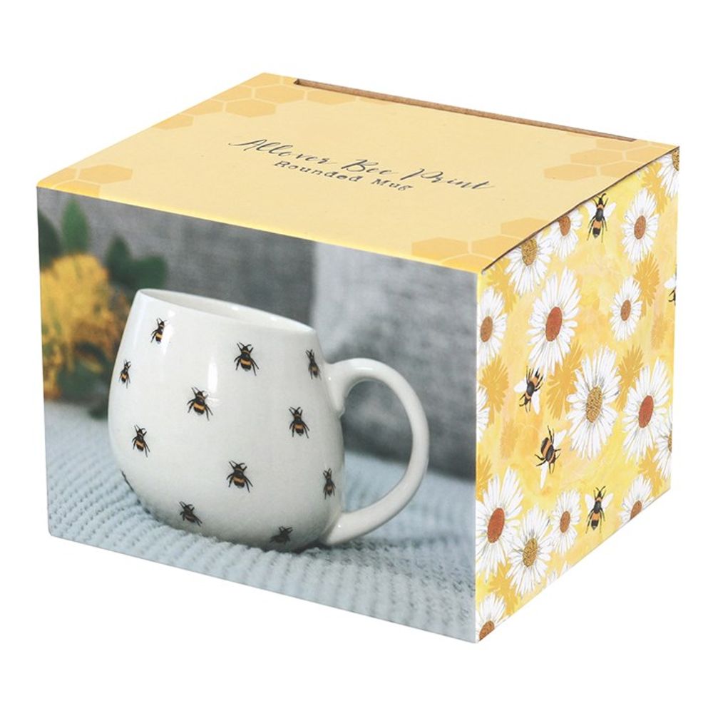 Bee Print Rounded Mug N/A