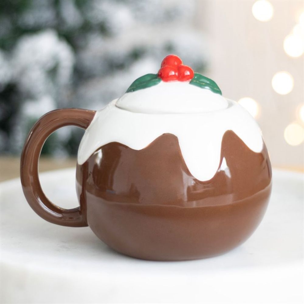 Christmas Pudding Shaped Mug N/A