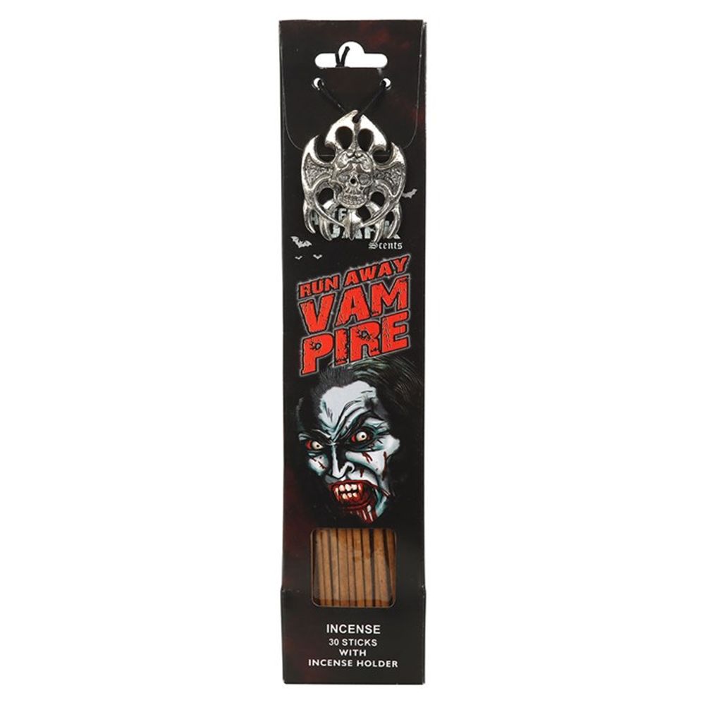 Run Away Vampire Incense Sticks with Holder N/A